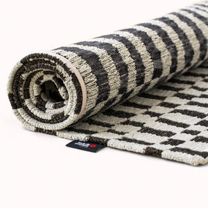 Louis de Poortere Structures Berber Inspired Area Rug Handwoven Geometric Pattern for Modern Living Spaces Caidal 5'7 x 7'9 120084