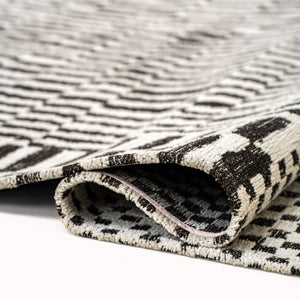 Louis de Poortere Structures Berber Inspired Area Rug Handwoven Geometric Pattern for Modern Living Spaces Caidal 5'7 x 7'9 120084