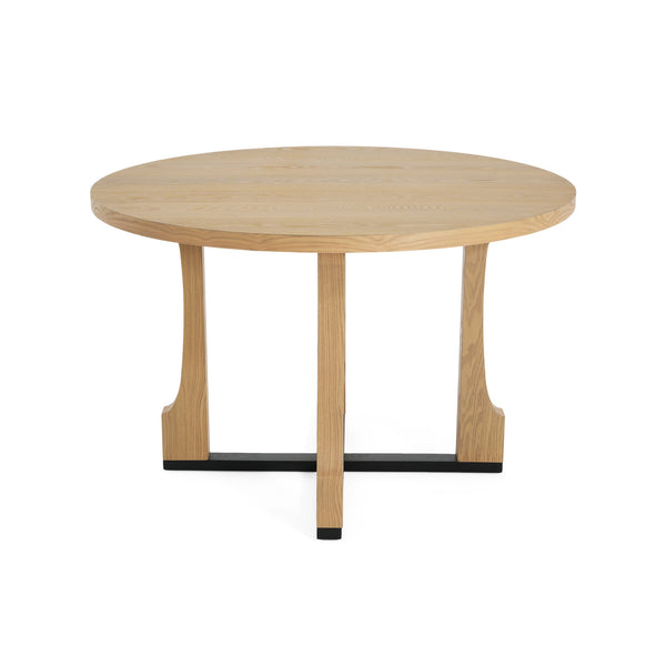English Elm Christopher Knight Home® - 48" Round Dining Table In Natural Ash - Compact Farmhouse Design For Cozy Spaces & Easy Assembly N771P240936A