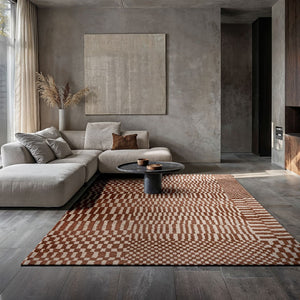 Louis de Poortere Structures Berber Inspired Area Rug Handwoven Geometric Pattern for Modern Living Spaces Ksar 5'7 x 7'9 120086