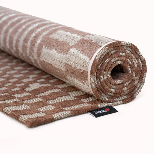 Louis de Poortere Structures Berber Inspired Area Rug Handwoven Geometric Pattern for Modern Living Spaces Ksar 5'7 x 7'9 120086