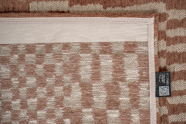 Louis De Poortere Duo Berber - Modern Artisanal Area Rug Inspired By Moroccan Weaving Techniques For Timeless Elegance Brown,Beige 100% Pet Poly (40% Rpet) 117738-louis-de-poortere