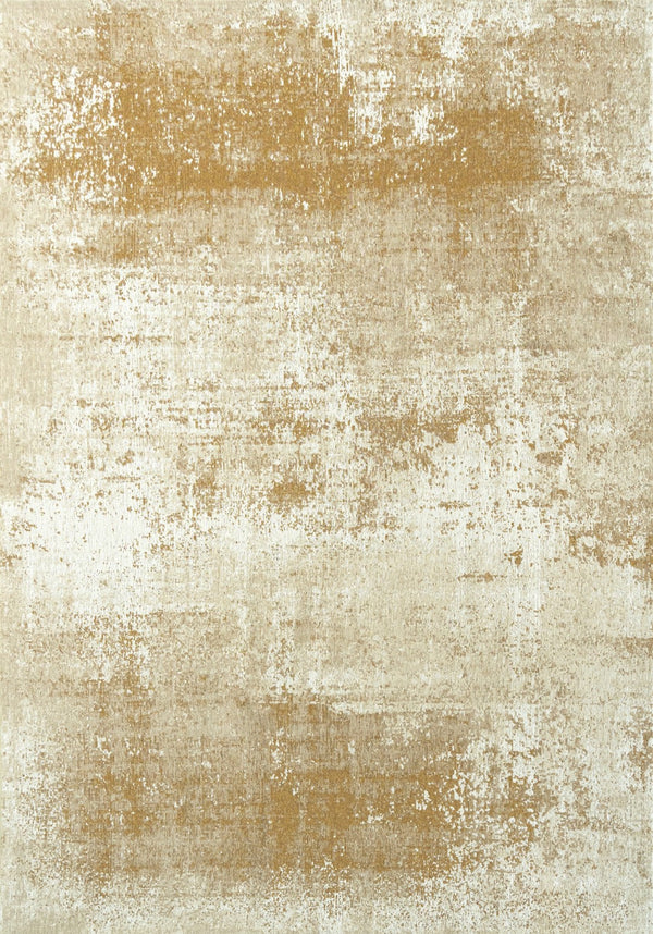 Louis De Poortere Mad Men Virgin Land - Mercury Rug: Embrace Cosmic Serenity With Eco-friendly Textures And Design Gold,Beige 100% Pet Poly (40% Rpet) 118514-louis-de-poortere