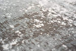 Louis De Poortere Mad Men Virgin Land - Mercury Rug: Embrace Cosmic Serenity With Eco-friendly Textures And Design Grey,Gray,White,Brown 100% Pet Poly (40% Rpet) 118614-louis-de-poortere