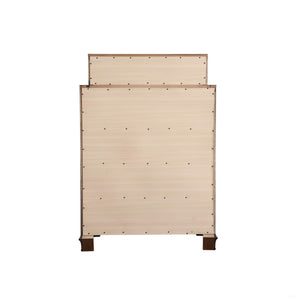 English Elm LaVita Spacious 54-Drawer Chest with Jewelry Drawers, Durable Dovetail Construction, Warm Finish Oak 52 L x 38 W x 20 H B078118431