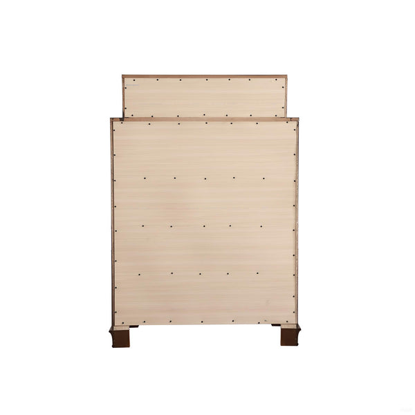 English Elm LaVita Spacious 54-Drawer Chest with Jewelry Drawers, Durable Dovetail Construction, Warm Finish Oak 52 L x 38 W x 20 H B078118431