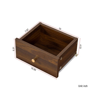 English Elm Sideboard Modern Sliding Striped Glass Doors, Freestanding Storage Cabinet for Wine Bottles and Bookshelf Organizer W331P286248