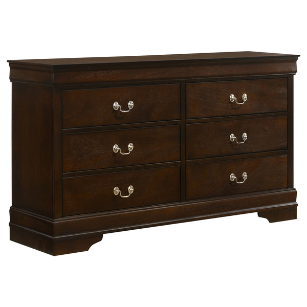 English Elm Bruno Five-Piece Queen Bedroom Set - Elegant Cappuccino Finish With Sleigh Bed & Ample Storage Solutions B062S00905