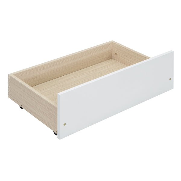 English Elm Full Size Wooden Platform Bed With Desk, Storage Drawers, Usb Ports, Nightstand & Modern Design N820S00029K