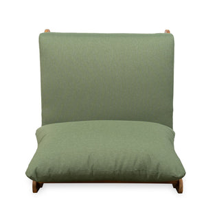 English Elm Outdoor Acacia Wood 5 Seat Chat Set with Teak Finish and Foam Filled Cushions N773OC00157G