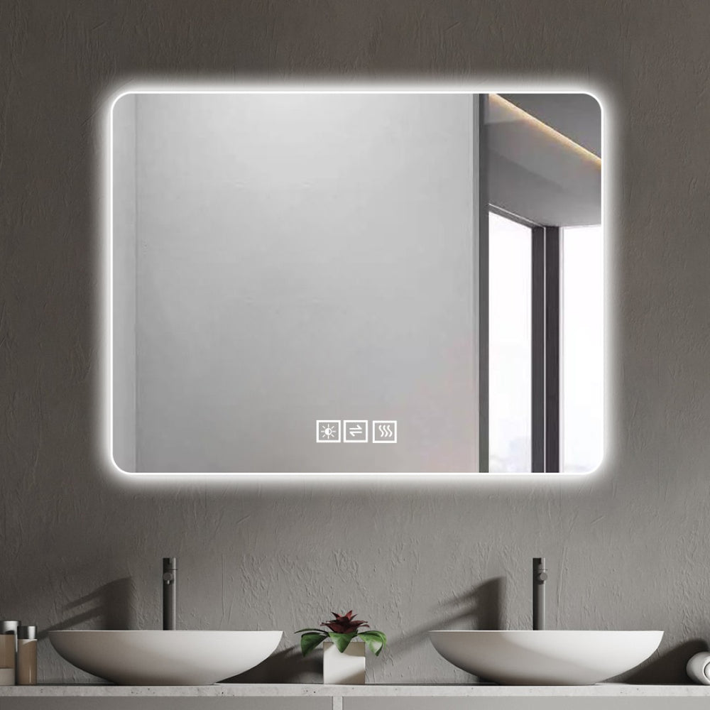 English Elm Bathroom Led Vanity Mirror Frameless Anti-fog Dimmable Wall Mount Spa Design W2071P172692