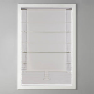 English Elm Basketweave Madison Park Galen Room Darkening Cordless Roman Shade, Thermal Foam Backing, OEKO-TEX Certified B035129707