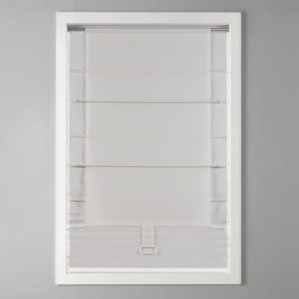 English Elm Basketweave Madison Park Galen Room Darkening Cordless Roman Shade, Thermal Foam Backing, OEKO-TEX Certified B035129707