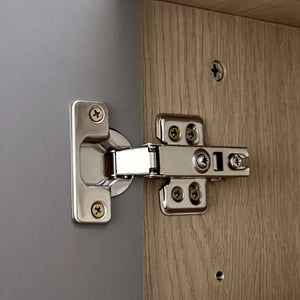 English Elm 12 Pair Shoe Organizer with Top Storage and Slim 78.75" Tall Cabinet, 3 Flip Drawers, Hooks, Sturdy Handles Grey,Natural Wood,White N845P261774E