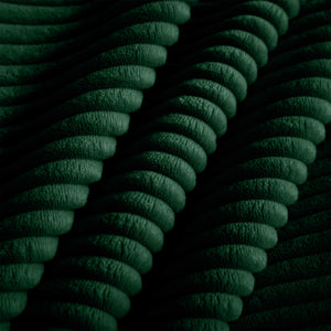 English Elm Green Corduroy Modular Sofa With Storage Ottoman - Deep Seat Comfort For Modern Living Spaces W714S00666