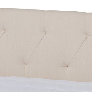 Baxton Studio Baxton Studio Haylie Modern Beige Daybed with Roll-Out Trundle - Stylish & Versatile Guest Solution CF9046-Beige-Daybed-F/T