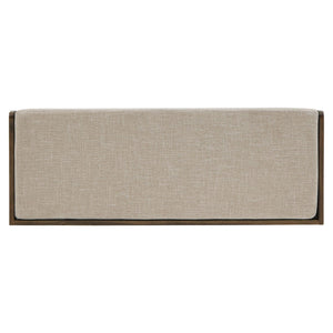 Georgia Upholstered Storage Bench with Wood Frame for Entryway or Bedroom