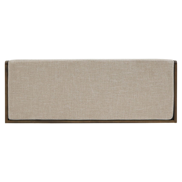 Georgia Upholstered Storage Bench with Wood Frame for Entryway or Bedroom