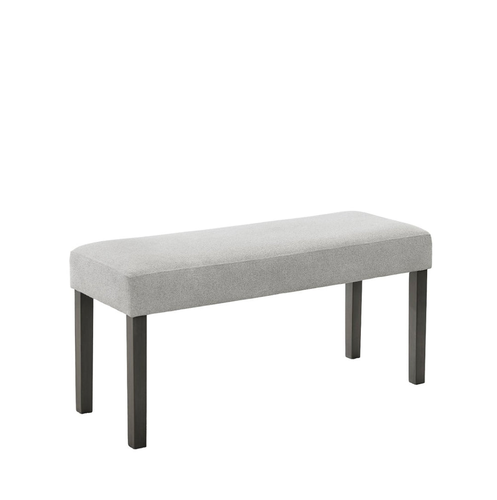 English Elm Selena Upholstered Bench Two-tone Rubberwood Frame Modern Entryway Bedroom Seat B061P406087