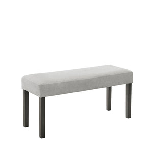 English Elm Selena Upholstered Bench Two-tone Rubberwood Frame Modern Entryway Bedroom Seat B061P406087
