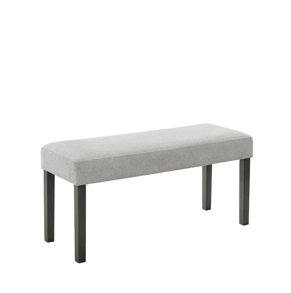 English Elm Selena Upholstered Bench Two-tone Rubberwood Frame Modern Entryway Bedroom Seat B061P406087