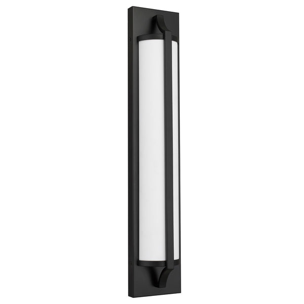 English Elm 24-inches Integrated Led Vanity Bar Light with Selectable Dimmer for Modern Bathrooms Black B370P444048
