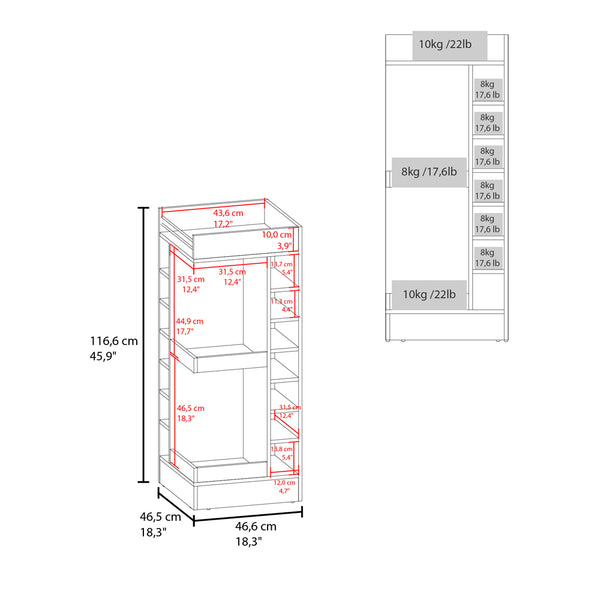 English Elm Glen Corner Bar Cabinet Light Pine Beige – Space-Saving Wine Storage, Shelf & Lower Compartment Durable Engineered Wood B092P269908