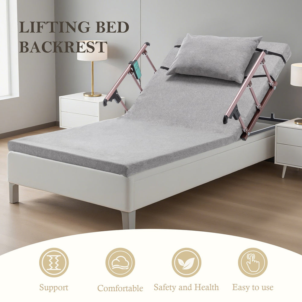 English Elm Electric Adjustable Bed Backrest With Remote Control - 300 Lbs Capacity, 4-68° Lift For Comfort & Support W1422P352937