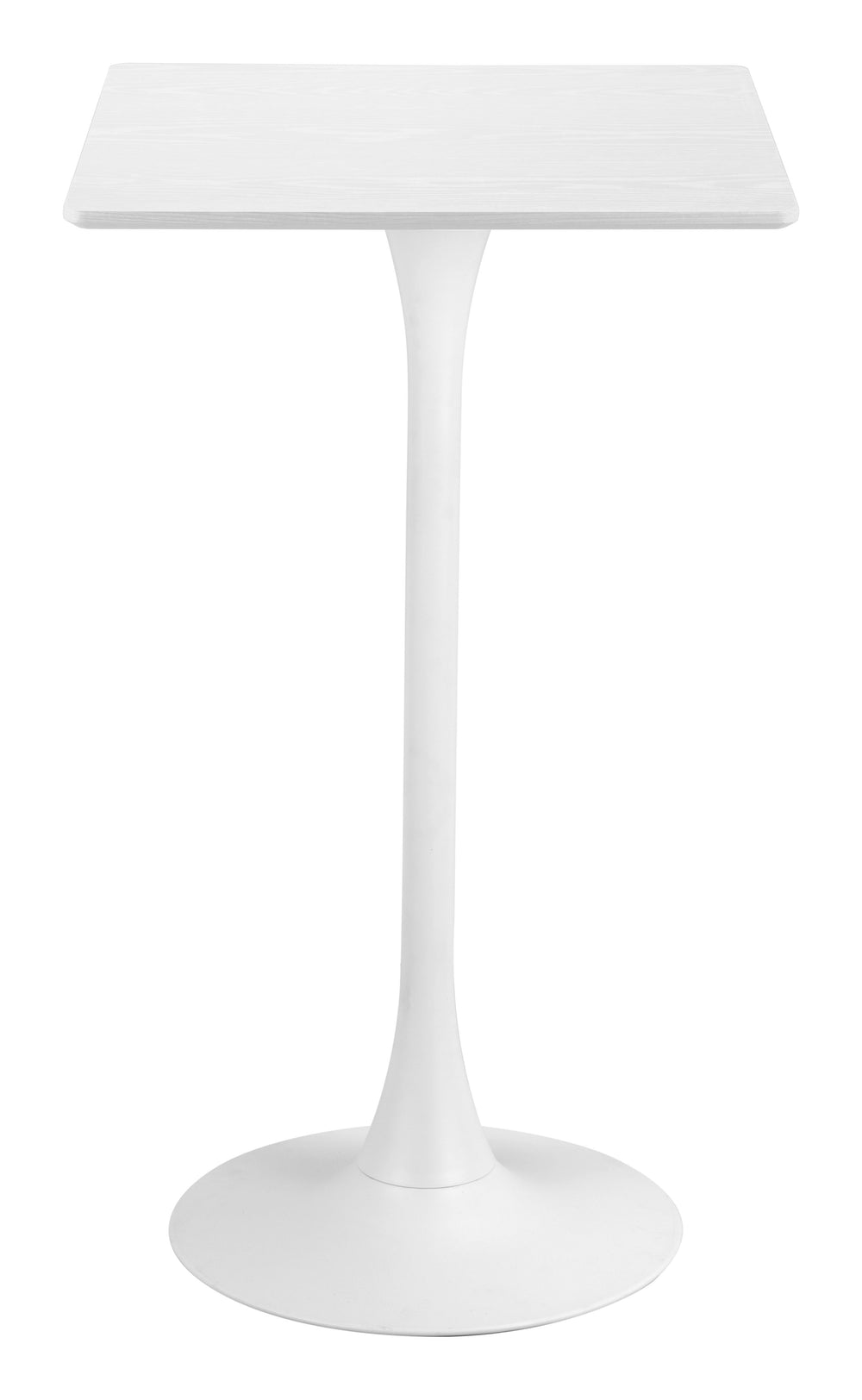 Valleta Bar Table White 109831 Zuo Modern