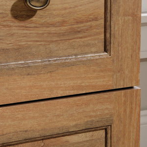 English Elm Lateral File Cabinet In Stylish Brown Finish - Durable, Compact Design For Efficient Document Storage B356P402720