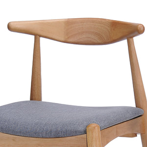 English Elm Christopher Knight Home® - Set Of 2 Rubberwood Dining Chairs With Ergonomic Design & Plush Cushions For Stylish Comfort N759P307032L