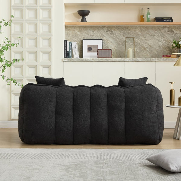 English Elm Soft Beanbag Chair For Two - High-Resilience Foam Comfort, Ideal For Gaming, Reading & Lounging W1996P309526-GIGA
