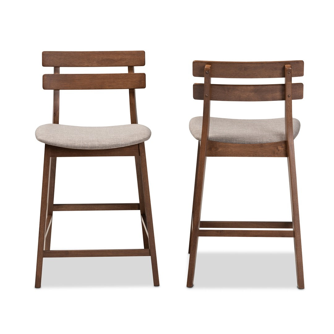 Baxton Studio Larine Counter Stool - Thumbnail 4