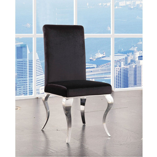 English Elm Set Of 2 Fabric Upholstered Side Chairs - Modern Elegance With Comfort And Versatile Décor Style B016P315187-GIGA