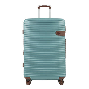 English Elm 4 Piece Abs Hard Shell Luggage Set with Spinner Wheels Tsa Lock and Packing Cubes Blue PP313145AAC
