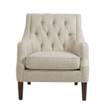 Qwen Transitional Button Tufted Accent Chair