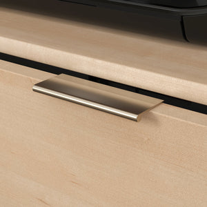 English Elm Credenza, Stylish Brown Storage For Tvs Up To 46" With Open Shelving And Concealed Compartments B356P367808