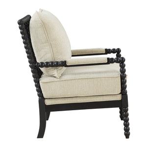 OSP Home Furnishings Eliza Spindle Chair Linen