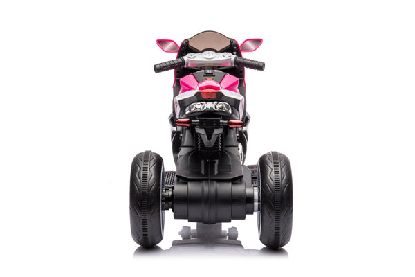 English Elm 6v Kids Ride on Motorcycle with Led Wheels Mp3 Player and Sport Bike Style for Toddlers Pink W1760110305