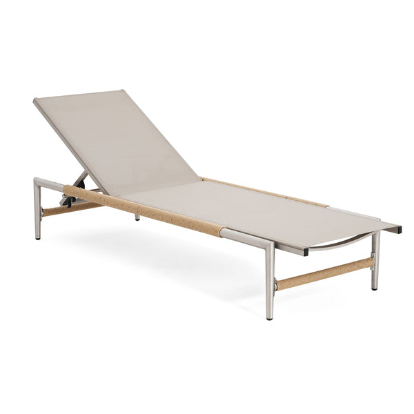 English Elm Christopher Knight Home® - Hargrove Outdoor Chaise Lounge With Breathable Mesh Seat, Lightweight Aluminum Frame, 1Pc N775P232986S