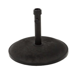 English Elm Christopher Knight Home® - UM-HOLDER concrete umbrella base 33 lbs for up to 5 ft umbrellas, durable iron support, stable outdoor anchor Black 54757.00