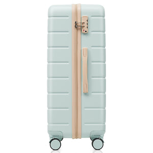 English Elm Premium Abs Hardshell 3 Piece Suitcase Set with Tsa Locks and Spinner Wheels Green N726P296022E