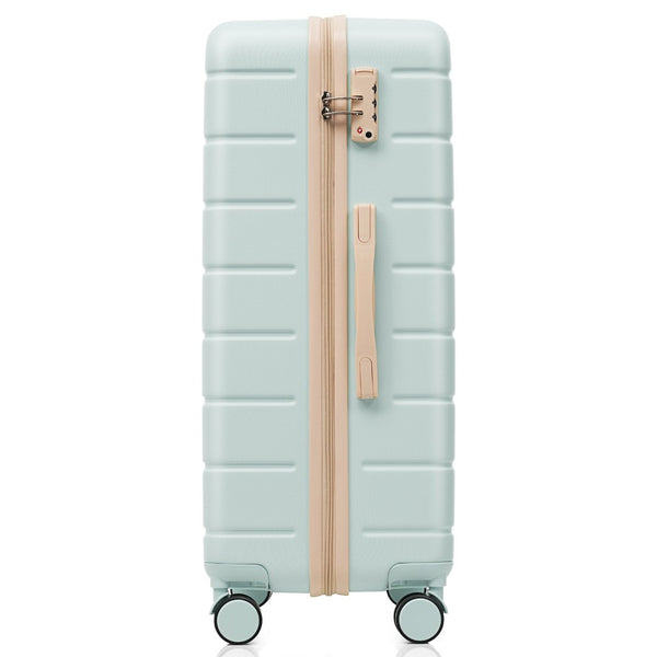 English Elm Premium Abs Hardshell 3 Piece Suitcase Set with Tsa Locks and Spinner Wheels Green N726P296022E