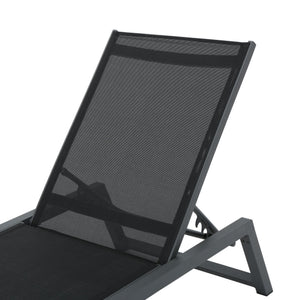 English Elm Christopher Knight Home® - Myers Chaise Lounge Set - Stylish, Adjustable, Weather-Resistant Loungers For Outdoor Relaxation 61407.00BBLKMP2