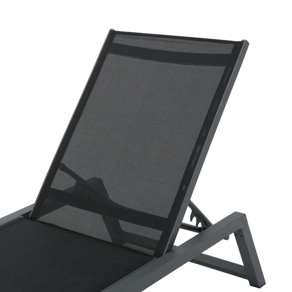 English Elm Christopher Knight Home® - Myers Chaise Lounge Set - Stylish, Adjustable, Weather-Resistant Loungers For Outdoor Relaxation 61407.00BBLKMP2