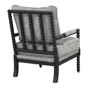 OSP Home Furnishings Eliza Spindle Chair Graphite