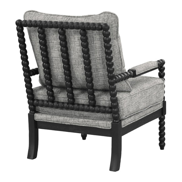 OSP Home Furnishings Eliza Spindle Chair Graphite
