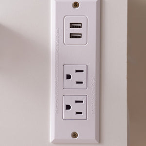 English Elm Vanity Desk With Led Lighted Mirror & Usb Ports, Elegant Makeup Table With Ample Storage & Durability W3008P235411-GIGA