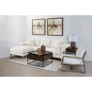 English Elm O'brien Boucle Accent Chair with Ash Wood Frame for Modern Living Rooms B062P441321