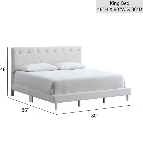 English Elm Sinclair Tufted Twin Platform Bed with Gold-Tone Accents, Plush Teddy Fabric, Adjustable Headboard Wheat 82 L x 26.37 W x 7.28 H B078P400740